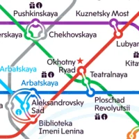 Moscow Metro Map 2025